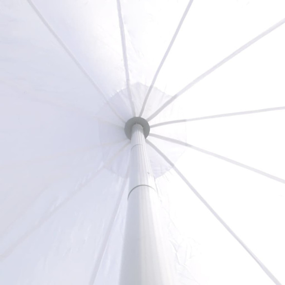 Pavilion Grădină Hexagonal Stea 12m - Cort Exterior Alb