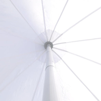 Pavilion Grădină Hexagonal Stea 12m - Cort Exterior Alb