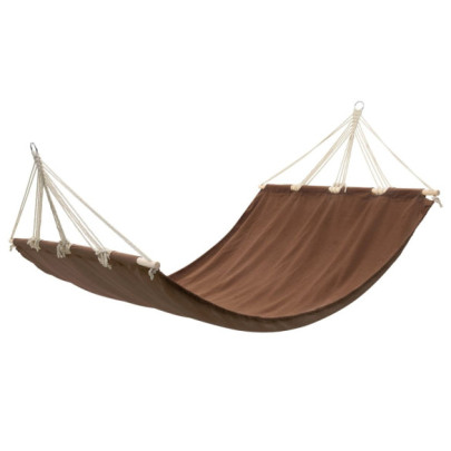 Hamac cu bare - 210 x 150 cm - maro