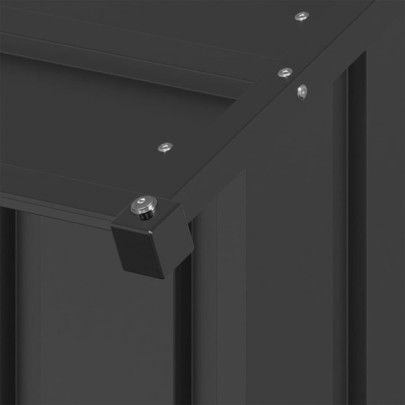 Casă Câini Oțel Galvanizat 131x101x102 cm - Livrare Gratuită