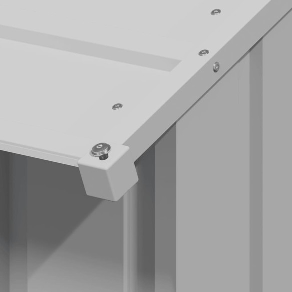 Casă pentru câini din oțel galvanizat - Livrare gratuită