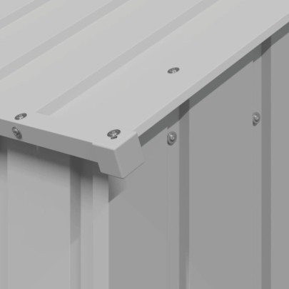 Căsuță Câini Oțel Galvanizat 113x153x101 cm - Livrare Gratuită