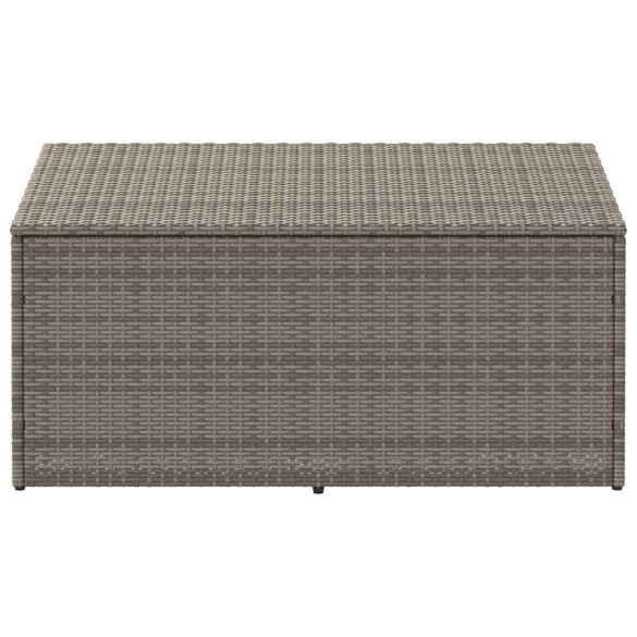 Cutie Depozitare Grădină Polirattan Gri - 110x50x58 cm
