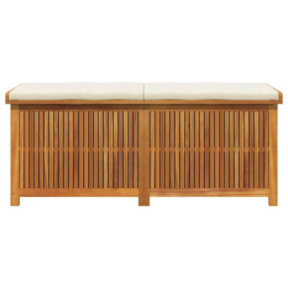 Cutie de perne exterior lemn salcâm | Depozitare practică