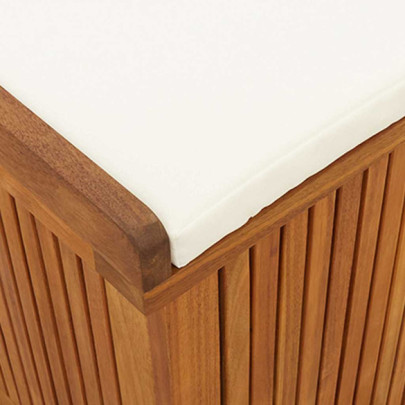 Cutie de perne exterior lemn salcâm | Depozitare practică