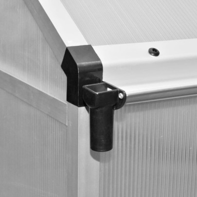 Seră Aluminiu cu Bază - 7,55 m² | Livrare Gratuită