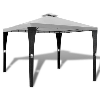 Pavilion cu acoperiș - alb-crem - 3 x 3 m