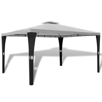 Pavilion cu acoperiș - alb-crem - 3 x 4 m