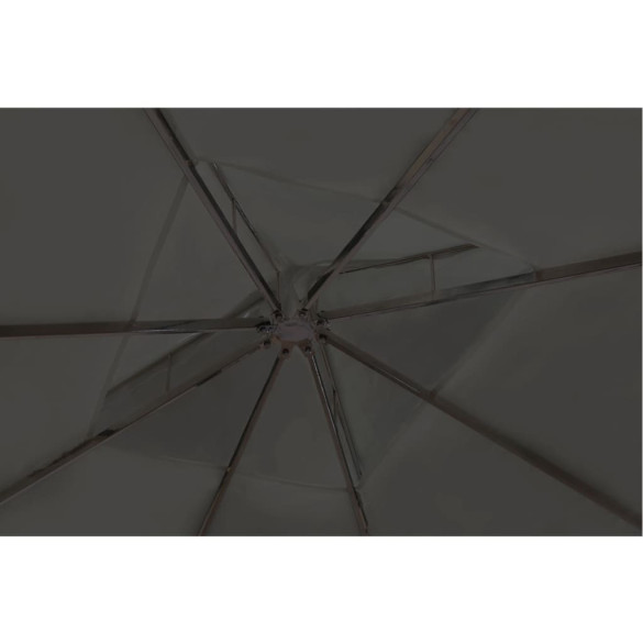 Pavilion Garden 3x4m Gri - Acoperiș Impermeabil