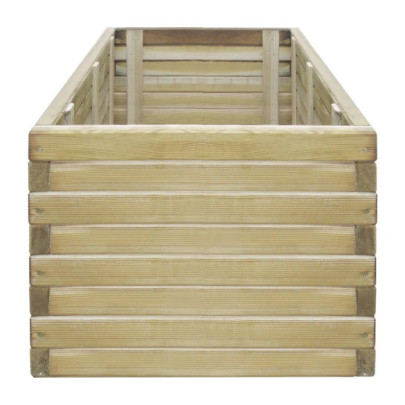 Strat Înălțat din Lemn - 100x50x40 cm - Livrare Gratuită