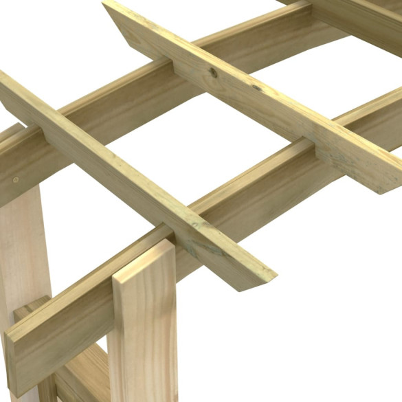 Arcadă Grădină Lemn cu Spalier - Decor Plante Cățărătoare