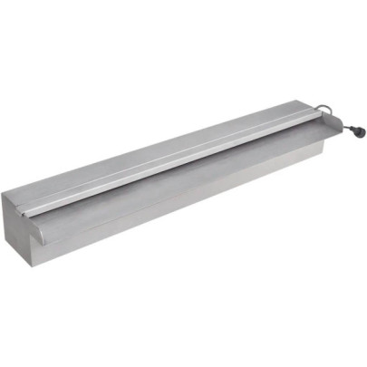 Fântână Piscină LED Oțel Inoxidabil 60 cm - Decor Acvatic