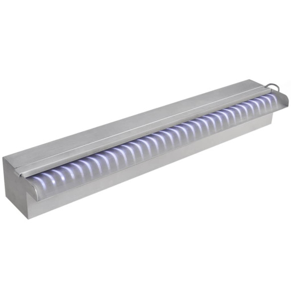Fântână Piscină LED Oțel Inoxidabil 60 cm - Decor Acvatic