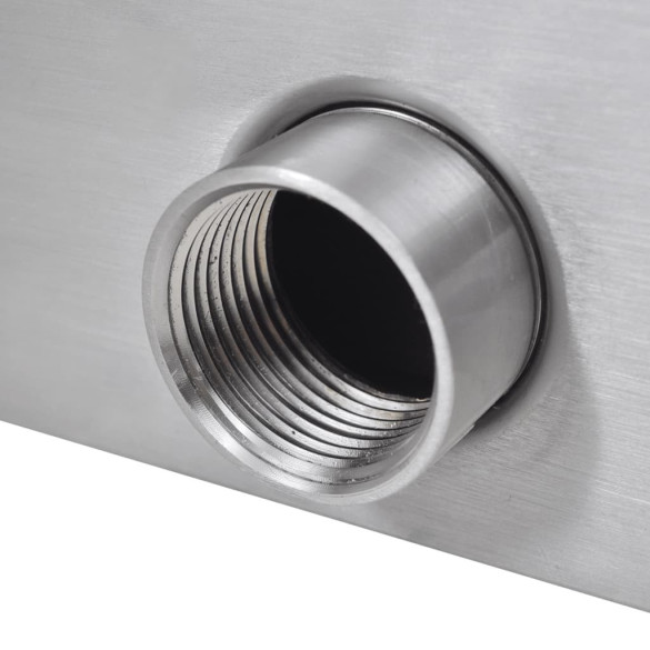 Fântână Piscină LED Oțel Inoxidabil 60 cm - Decor Acvatic