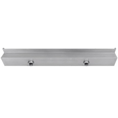 Fântână Piscină Dreptunghiulară LED 90 cm Oțel Inoxidabil