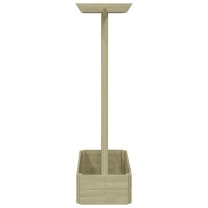 Pergolă Grădină cu Jardinieră Lemn - Livrare Gratuită