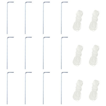 Marchiză Hexagonală Pliabilă 6 Pereți - Alb Crem - 3,6x3,1m