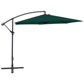 Umbrelă de Grădină în Consolă Verde 3m | Livrare Gratuită