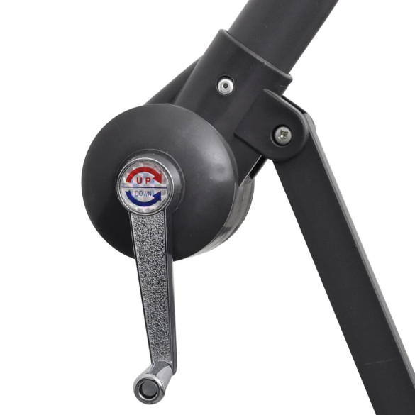 Umbrelă de Grădină în Consolă 3m, Alb - Protecție UV