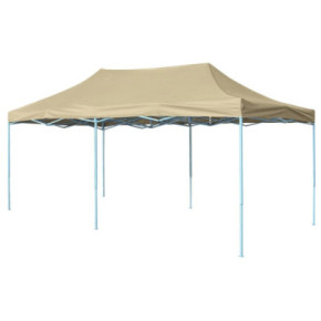 Cort Pliabil 3x6 m Alb Crem - Impermeabil & UV