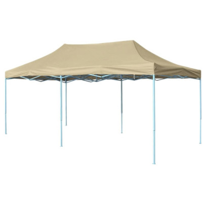 42507  Foldable Tent Pop-Up 3x6 m Cream White