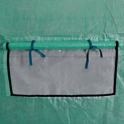 Seră Tunel Portabilă din Oțel și Polietilenă - 18m²