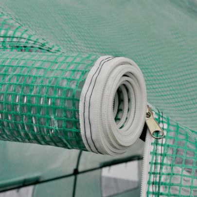 Seră Tunel Portabilă din Oțel și Polietilenă - 18m²