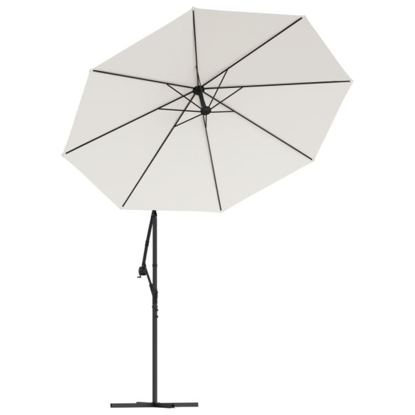 Umbrelă Soare Suspendedă cu Iluminare LED | 300 cm