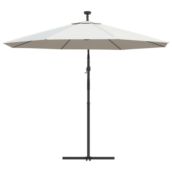 Umbrelă Soare Suspendedă cu Iluminare LED | 300 cm