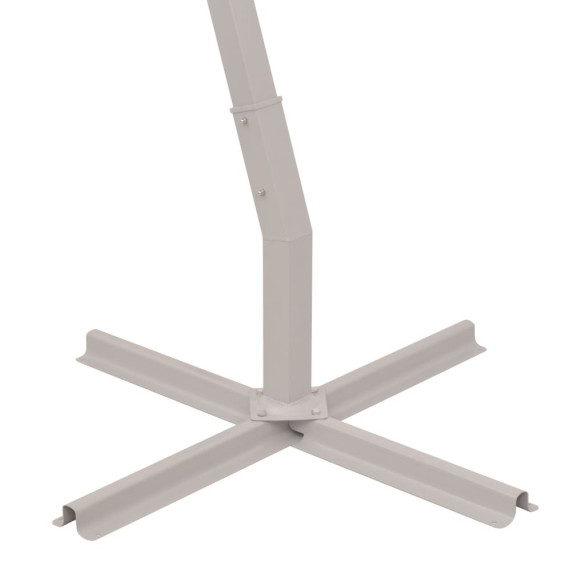 Umbrelă suspendată grădină - Aluminiu - 300x300 cm - Verde