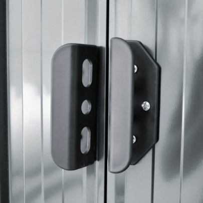 Șopron Metalic Gri | Depozitare Grădină | Livrare Gratuită