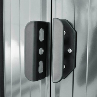 Șopron Metalic Grădină 204x132x186 cm - Gri | Livrare Gratuită