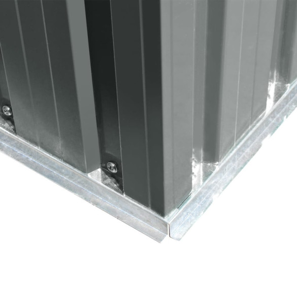 Șopron Metalic Grădină 204x132x186 cm - Gri | Livrare Gratuită