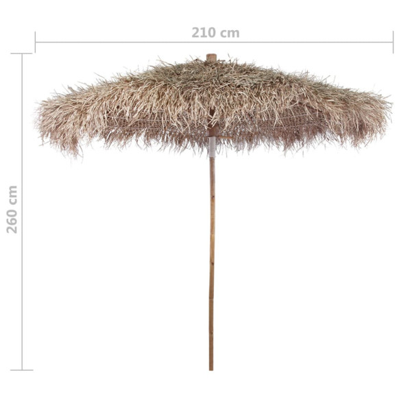 Umbrelă Bambus cu Frunze Bananier 210 cm | Livrare Gratuită Umbrelă Bambus cu Frunze Bananier 210 cm | Livrare Gratuită
