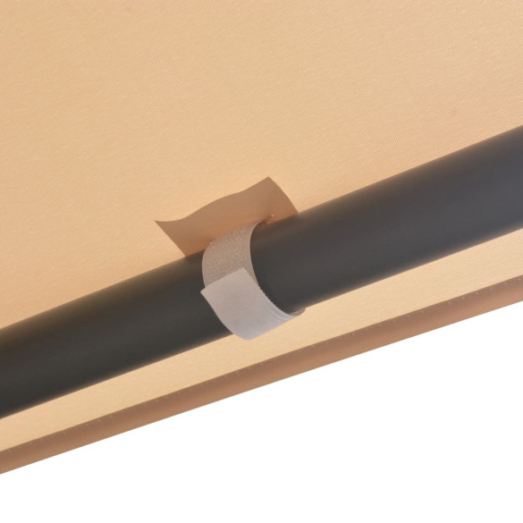 Pavilion Grădină 4x4m - Oțel - Bej - Livrare Gratuită