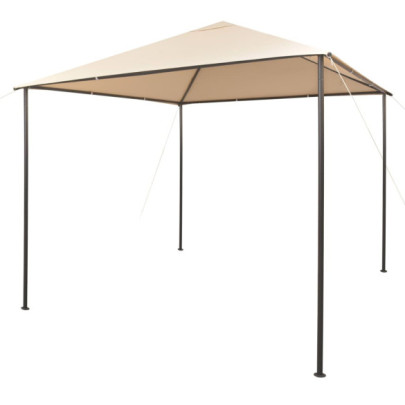 Foișor pavilion cort - baldachin - 3x3 m oțel - bej