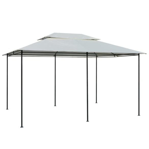 Cort de Grădină cu Perdele 4x3m Alb | Livrare Gratuită