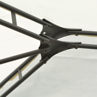 Cort de Grădină cu Perdele 4x3m Alb | Livrare Gratuită