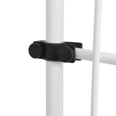 Copertină Manuală Retractabilă 300 cm - Portocaliu-Alb | Livrare Gratuită