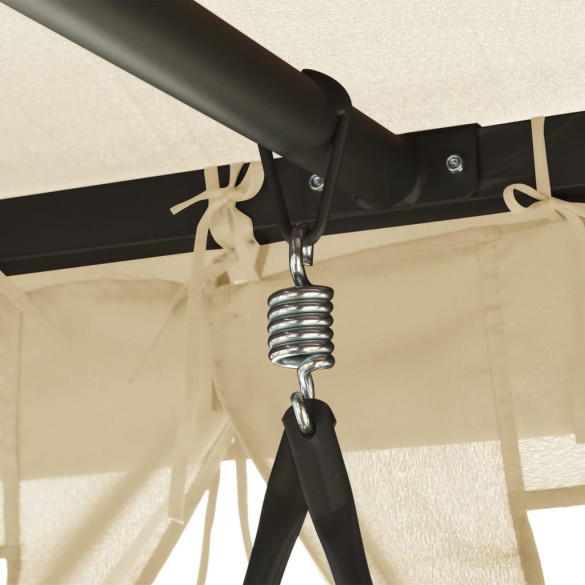 Balansoar Extensibil cu Pavilion Alb Crem - Comandă Online