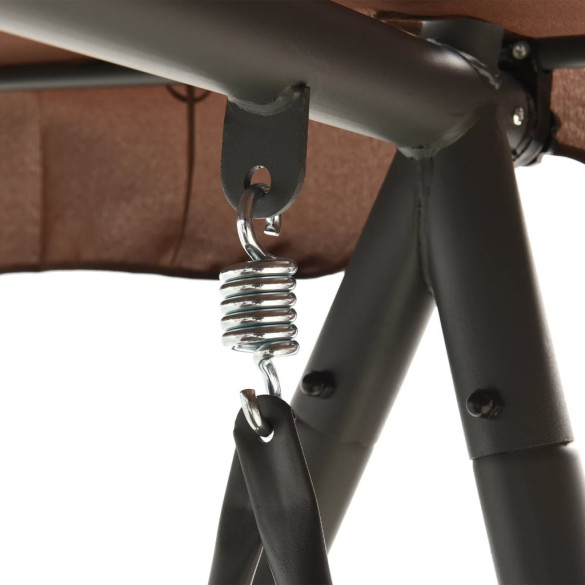 Balansoar Exterior Extensibil cu Copertină - Cafeniu