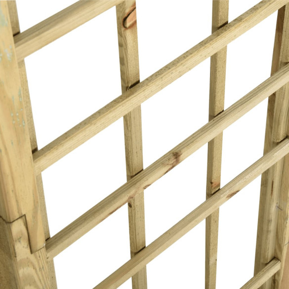 Pergolă Arcuită Lemn Pin - Decor Grădină Naturală