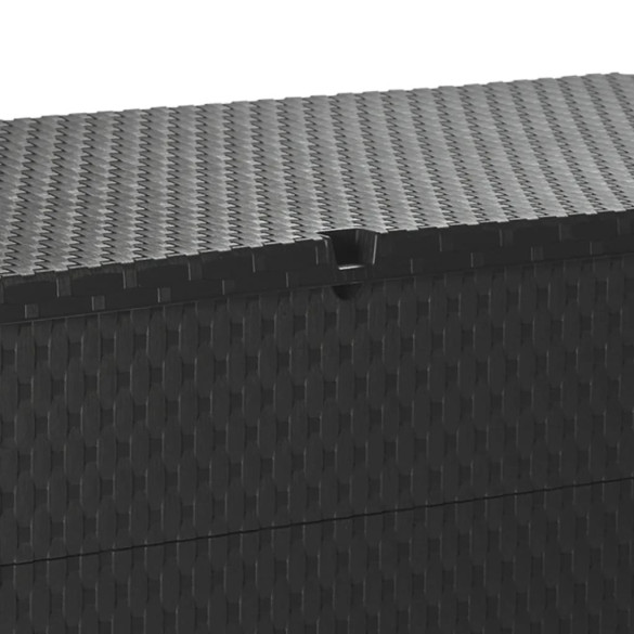 Cutie Depozitare Grădină Antracit 420L Ratan PP