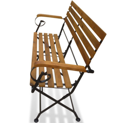 Bancă Grădină Pliabilă - Lemn Acacia - Livrare Gratuită