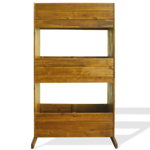 Strat Grădină 3 Niveluri - Lemn Acacia | Livrare Gratuită