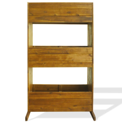 Strat Grădină 3 Niveluri - Lemn Acacia | Livrare Gratuită