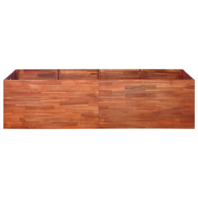 Strat Înălțat Grădină Lemn Acacia 200x50x50 cm