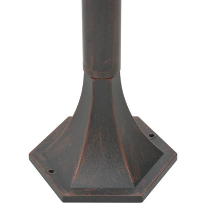 Stâlpi Iluminare Grădină Bronz - 6 bucăți - 110 cm - Aluminiu