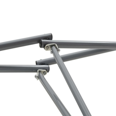 Hamac cu Suport Pliabil Roșu - Livrare Gratuită