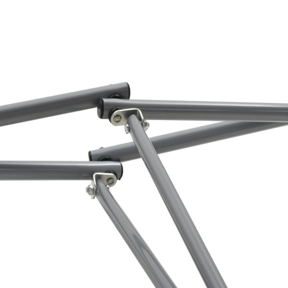 Hamac Pliabil cu Suport Negru - Relaxare în Grădină